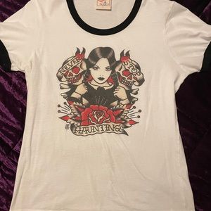 Wednesday Addams art mischief made T-shirt